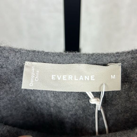 NWT Everlane Wool Cropped Tank Top Dark Gray - Picture 4 of 6